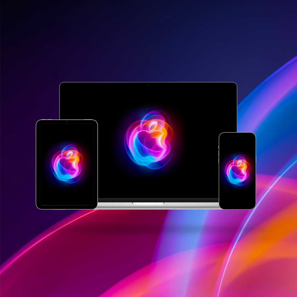 2024 Apple 發佈會 It’s Glowtime 桌布壁紙 - 蘋果新消息 Its GlowtimeSmall